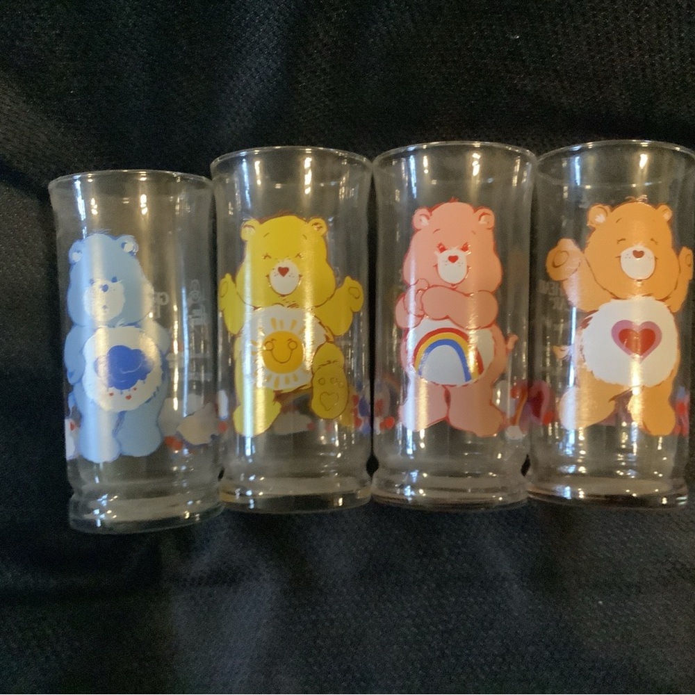 Care Bears glass Set